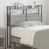 vidaXL Tête de lit de rangement Gris sonoma 100 cm Bois d'ingénierie
