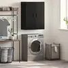 vidaXL Meuble mural Chêne noir 69,5 x 34 x 90 cm Bois d'ingénierie