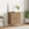 vidaXL Buffet avec stockage avec porte Marron 60 x 35 x 70 cm Bois d'i...