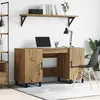 vidaXL Bureau chêne artisanal 140 x 50 x 75 cm Bois d'ingénierie