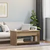 vidaXL Table basse Chêne artisanal 80 x 50,5 x 41,5 cm