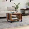 vidaXL Table basse Bois ancien 60 x 50 x 40 cm Bois d'ingénierie