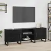 vidaXL Meuble TV Chêne noir 150 x 30 x 50 cm Bois d'ingénierie