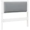 vidaXL Vidaxl Tête De Lit Autre Blanc 90 Cm Bois Massif En Pin