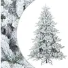 vidaXL Arbre de Noël Artificiel Moderne à Charnières Flocké avec Neige