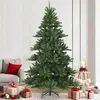 vidaXL Sapin de Noël Artificiel à Branches Articulées Vert 210 cm