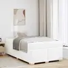 vidaXL Cadre de lit Autre Blanc 120 x 190 cm Faux cuir