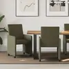 vidaXL Chaises de salle à manger 2 pcs Vert armée 57 x 66 x 94 cm