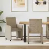 vidaXL Chaises de salle à manger 2 pcs Gris clair 57 x 66 x 94 cm