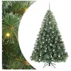 vidaXL Sapin de Noël artificiel avec 300 LED Vert 240 cm PE et PVC