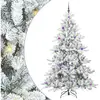 vidaXL Sapin de Noël Artificiel à Branches Articulées 210cm PVC