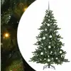 vidaXL Sapin de Noël Artificiel à Branches Articulées Vert 180 cm PVC