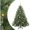 vidaXL Sapin de Noël artificiel avec 150 LED Vert 120 cm PE et PVC