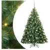 vidaXL Sapin de Noël artificiel avec 300 LED Vert 240 cm PE et PVC