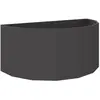 vidaXL Vidaxl Jardinière Noir 120 X 60 X 50 Cm Acier