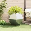vidaXL Vidaxl Jardinière Argent 100 X 100 X 80 Cm Acier Galvanisé
