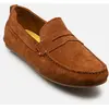 Tommy Hilfiger - Heren Instappers Suede Mocassins - Bruin - Maat 44