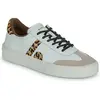 Baskets basses Blackstone EL280-WHITE-LEOPARD femme