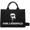 Accesorio Karl Lagerfeld Modèle Ikon Karl Square Tote - Coleur Noir