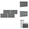 vidaXL - Schutting - 699x106 - cm - HKC - grijs