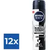 NIVEA Men Deodorant Spray Invisible for Black & White - 150 ml - Voord...