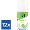 Fa Deo Roll-on - Caribbean Lemon - 50 ml. - Voordeelverpakking 12 stuk...