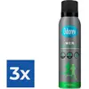 Odorex Deospray Men - Fresh Protection 150 ml - Voordeelverpakking 3 s...