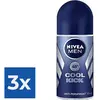 Nivea Deo Roller Cool Kick - 3 x 50 ml
