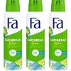 Fa Deospray - Caribbean Wave - 3 x 150 ml