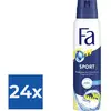 Fa Deodorant Sport 150ml - Voordeelverpakking 24 stuks
