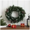 Merkloos / Sans marque Krans 40 cm 80 tips groen kerstversiering