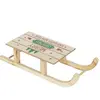 ECD Germany LED decoratieve houten arrenslee met warmwitte LED's, 42 x...
