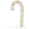 LED zuurstok 75 cm in goud met 400 warmwitte LED's kerstdecoratie incl...