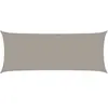 vidaXL Voile d'ombrage 160 g/m² rectangulaire gris clair 2x5 m PEHD