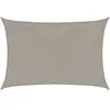 vidaXL Voile d'ombrage 160 g/m² rectangulaire gris clair 2,5x3,5m PEHD