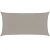 vidaXL Voile d'ombrage 160 g/m² rectangulaire gris clair 2,5x4,5m PEHD