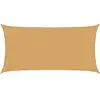 vidaXL Voile d'ombrage 160 g/m² rectangulaire sable 2,5x5 m PEHD