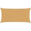 vidaXL Voile d'ombrage 160 g/m² rectangulaire sable 2x3,5 m PEHD