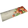 vidaXL Tapis de cuisine lavable impression de tomates 45x150cm velours