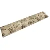 vidaXL Tapis de cuisine lavable imprimé café marron 60x300 cm velours