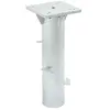 vidaXL Base de parasol enterré argenté 16x16x39,5 cm acier