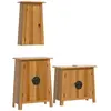 vidaXL Ensemble de meubles de salle de bain 3 pcs bois de pin massif