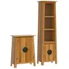 vidaXL Ensemble de meubles de salle de bain 2 pcs bois de pin massif