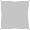 vidaXL Voile d'ombrage gris clair 2,5x2,5 m 100% polyester oxford