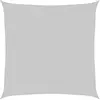 vidaXL Voile d'ombrage gris clair 7x7 m 100% polyester oxford