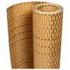 vidaXL Paravent de balcon marron clair 400x90 cm résine tressée