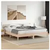 vidaXL Cadre de lit avec tête de lit 180x200 cm bois de pin massif