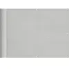 vidaXL Écran de balcon gris clair 75x400 cm 100% polyester oxford