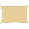 vidaXL Voile d'ombrage sable 5x4 m 100 % polyester oxford