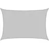 vidaXL Voile d'ombrage gris clair 3x2 m 100% polyester oxford